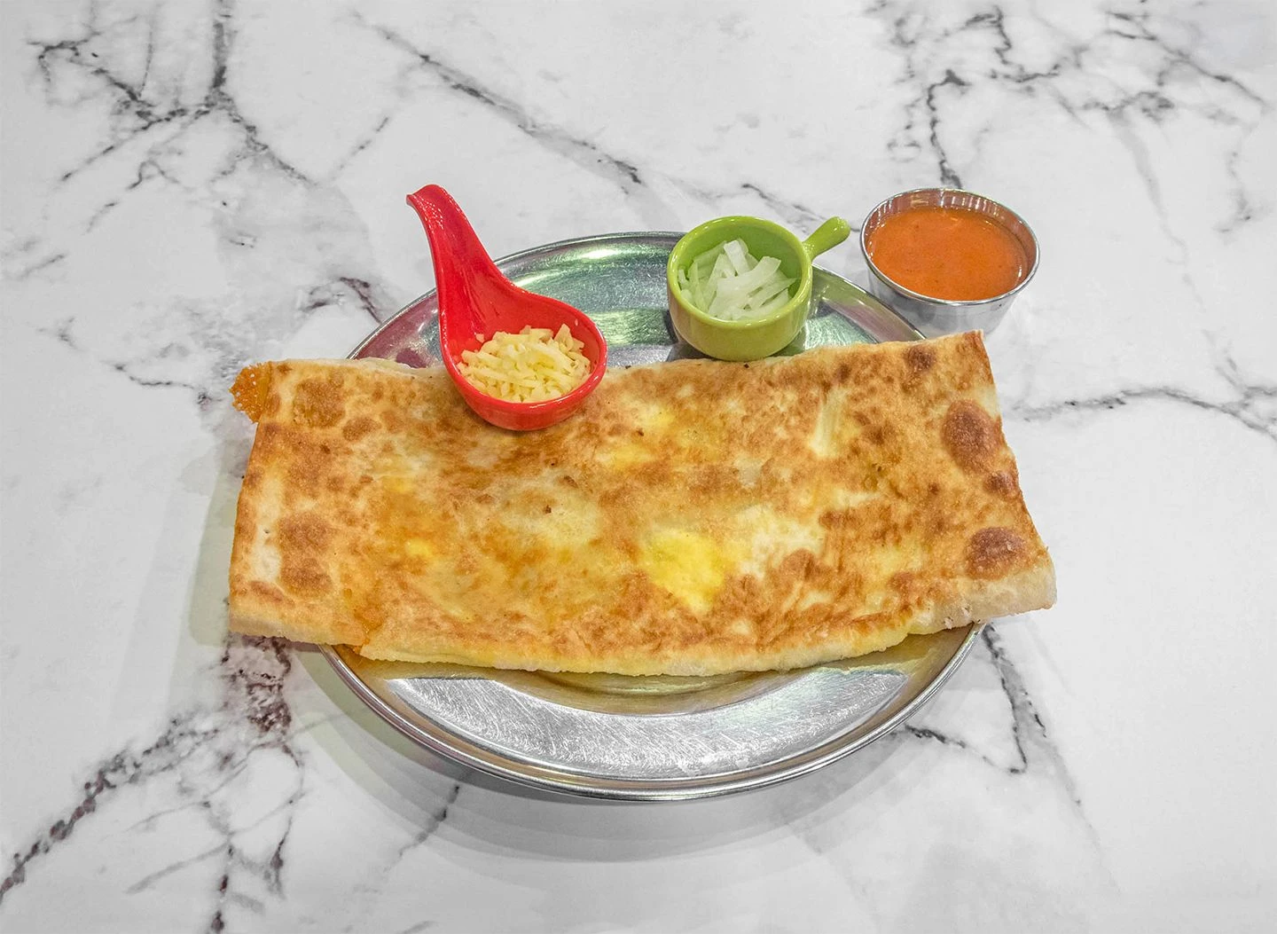 Egg Onion Cheese Prata