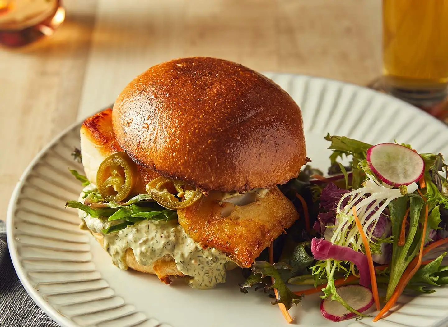 Cod Fish Burger